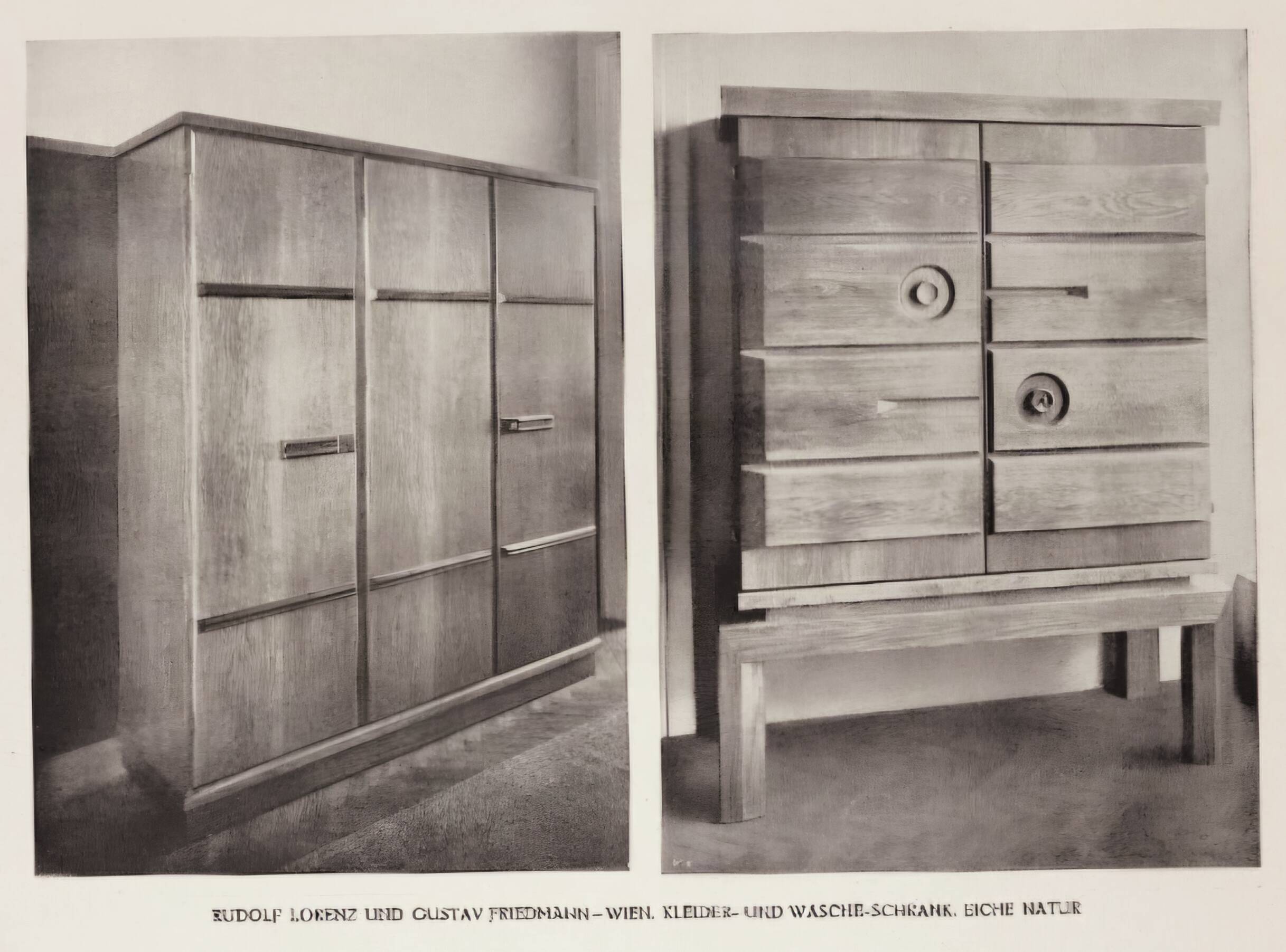 Armoire Art Déco par Rudolf Lorenz pour Lorenz Möbel, Vienne, 1928