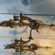 Paire d'appliques en bronze de style Empire