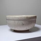 Vintage 20th-century natural marble bowl or decorative dish.