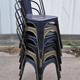 Suite de 6 chaises de jardin Tolix