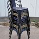 Set of 6 Tolix garden chairs