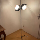 Space Age floor lamp, Murano shade, 1970s.