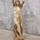 Statue de jardin ancienne en pierre sculpture française hauteur 175 cm
