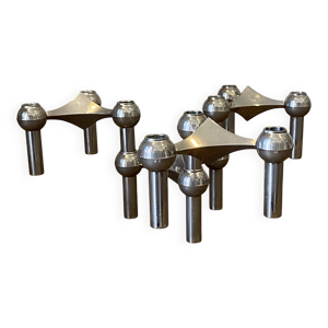 Lot de 4 bougeoirs s22