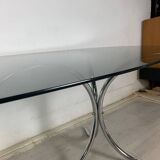 Glass steel table