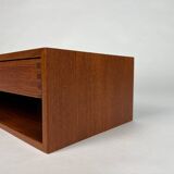 Étagère murale en teck No 127 de Kai Kristiansen, Aksel Kjersgaard.