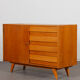 Vintage oak storage by Jiri Jiroutek, model U-458, 1960