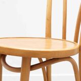Thonet style heart bistro chair in beech