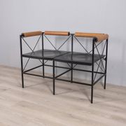 “Lariana" 1980s Bench design Marco Seveso and Gigi Trezzi for Felicerossi