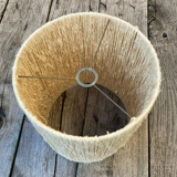 Cylindrical lampshade wool - 70s