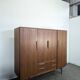 Scandinavian teak wardrobe Tricoire and Vecchione