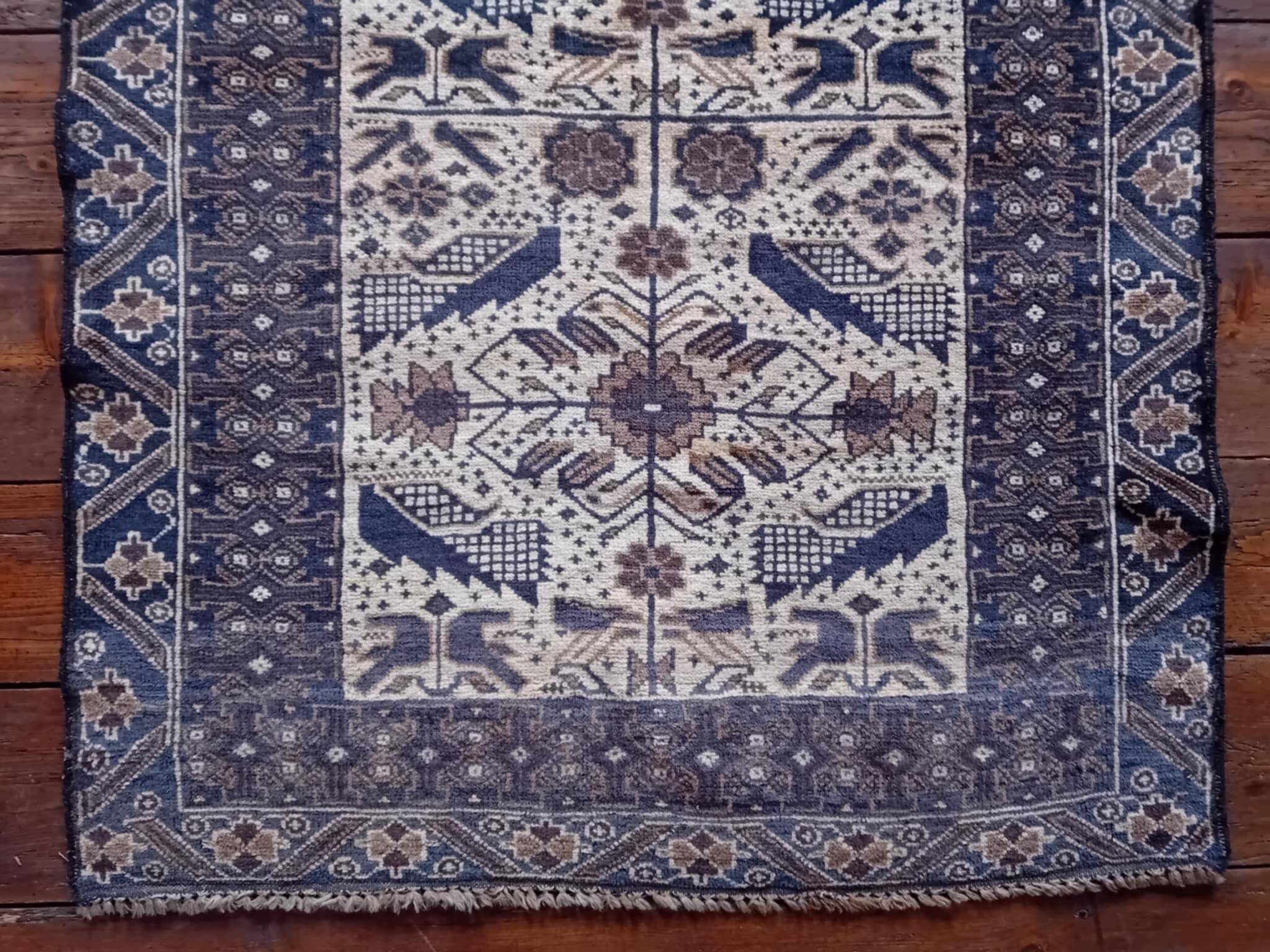 Tapis Beloutch Afghan fait main 181x115cm