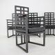 Set of Four Josef Hoffmann Armloffel Chairs Made By Wittmann,Austria