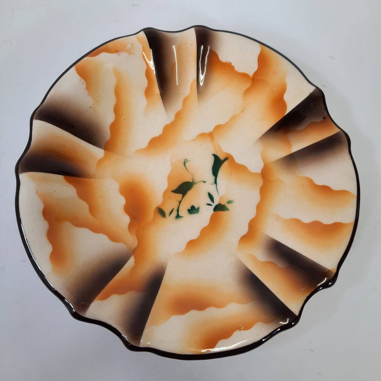 Futurist dessert set, silkscreened, 1930s