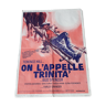 Affiche de cinéma on l'appelle Trinita 1970