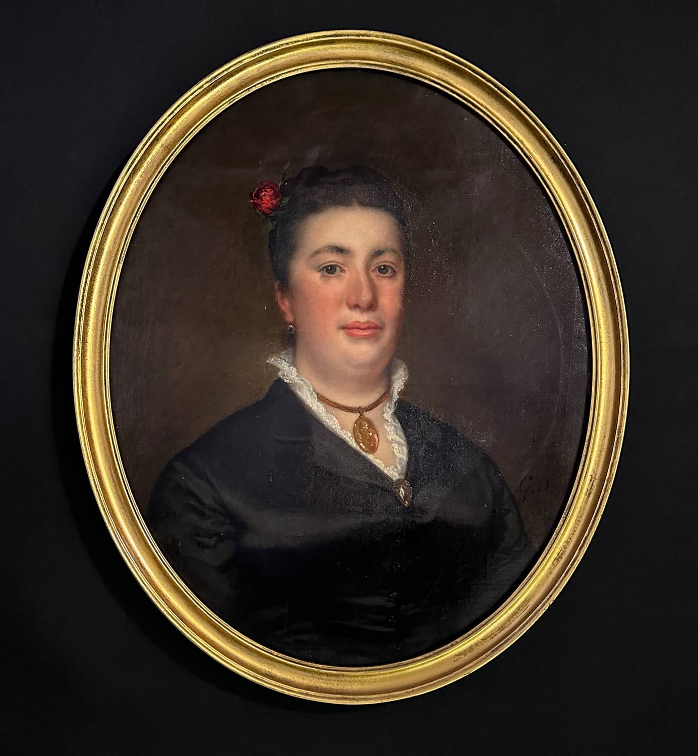 Portrait of Napoleon III by Madame de Saint-Hilaire by Giuseppe Signorin