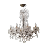 Chandelier bronze and cristal