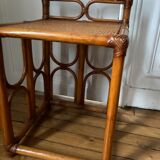 Rattan bedside table
