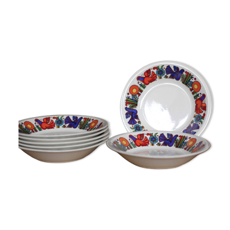 Acapulco Villeroy and Boch soup plates (lot or unit)