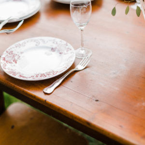 Wooden farm table - 12 people "Buis"