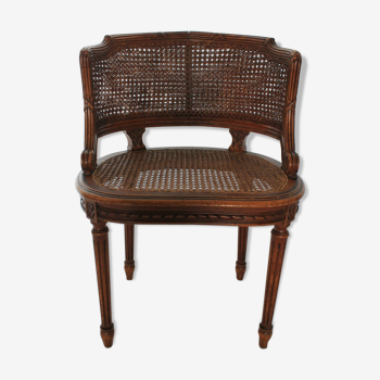 Louis XVI-style canne chair from the late 19th century