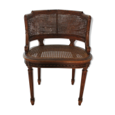 Louis XVI-style canne chair from the late 19th century