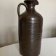 potter's pitcher vase in sandstone turned with coil Puisaye 1970