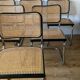 6 black Cesca B32 chairs