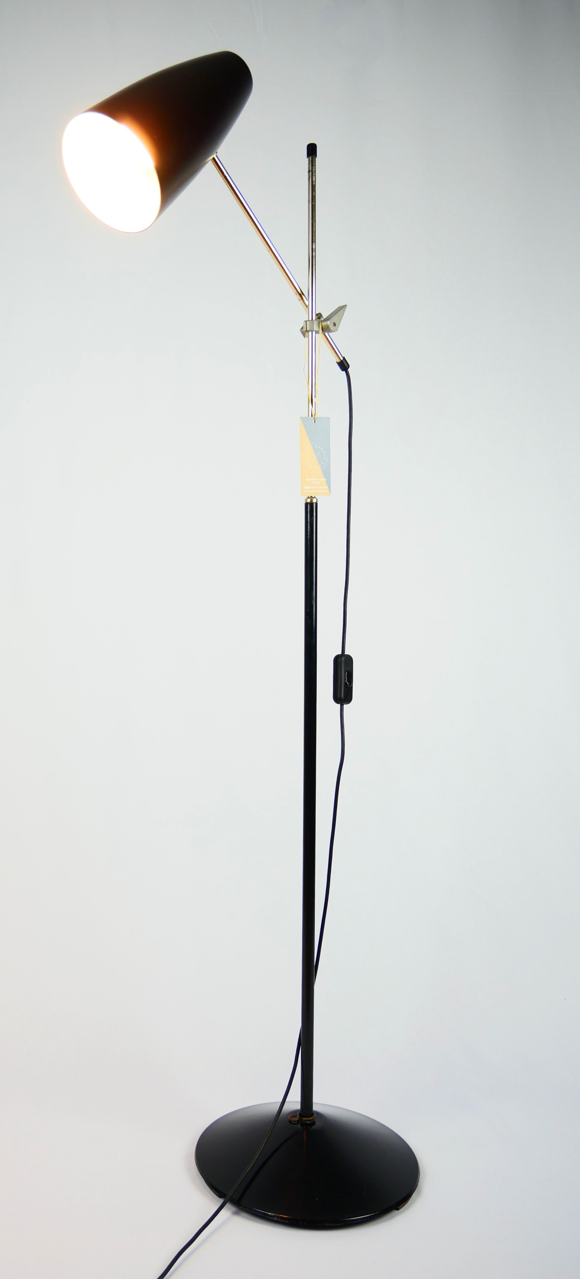 Articulated floor lamp year 70s