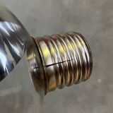 Vintage German table lamp in chrome and glass by Motoko Ishii for Staff.