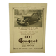 Car paper advertisement Peugeot the 401 issue revised 1934