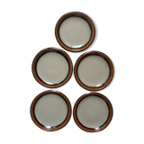 Set of 5 plates Annika Rörstrand with starter or dessert