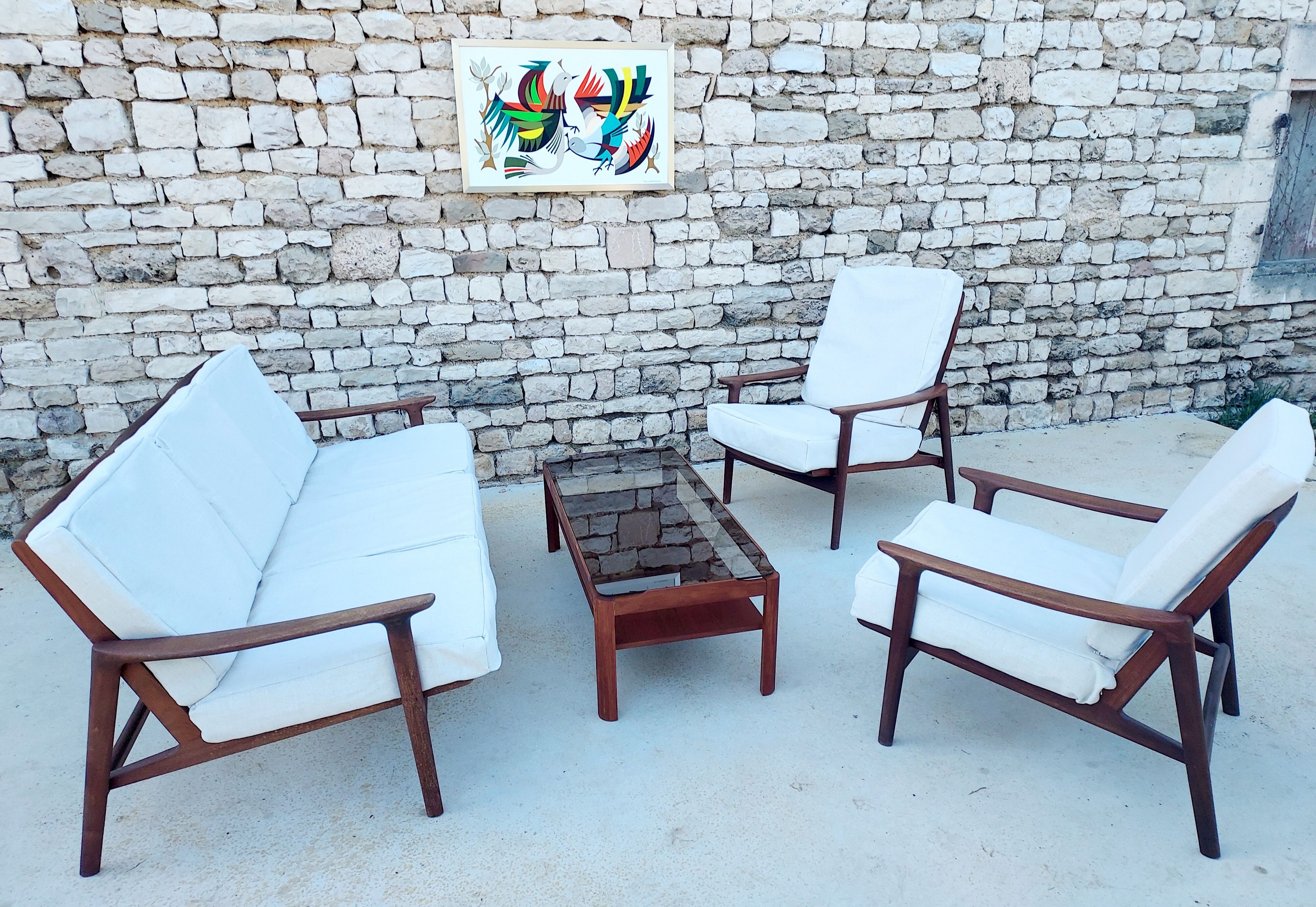 Myer teak coffee table