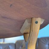 Table basse circulaire par Peter Hvidt et Orla Molgaard-Nielsen, modèle 6900, édition Fritz Hansen