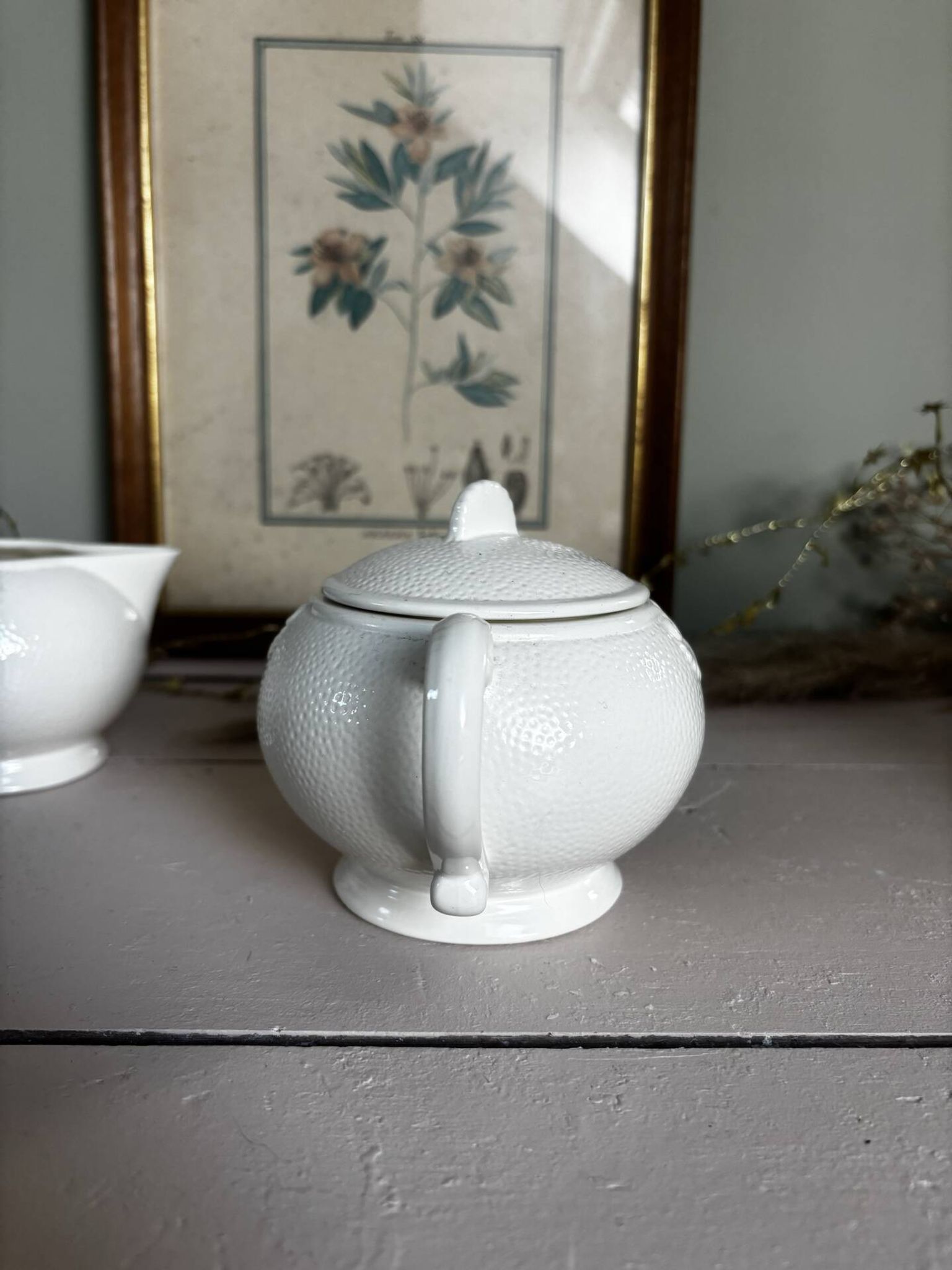 Ensemble théière sucrier pot à lait Geneviève Lethu Hortense 1991