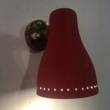 Pair of red vintage fifties appliques
