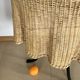 Ghost Trompe l’œil Table" side table in wicker – France, 1970s
