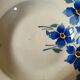 Hamage & Moulin des Loups Earthenware Deep Plate, Blue Flowers
