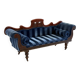 Antique Victorian chaise longue / méridienne