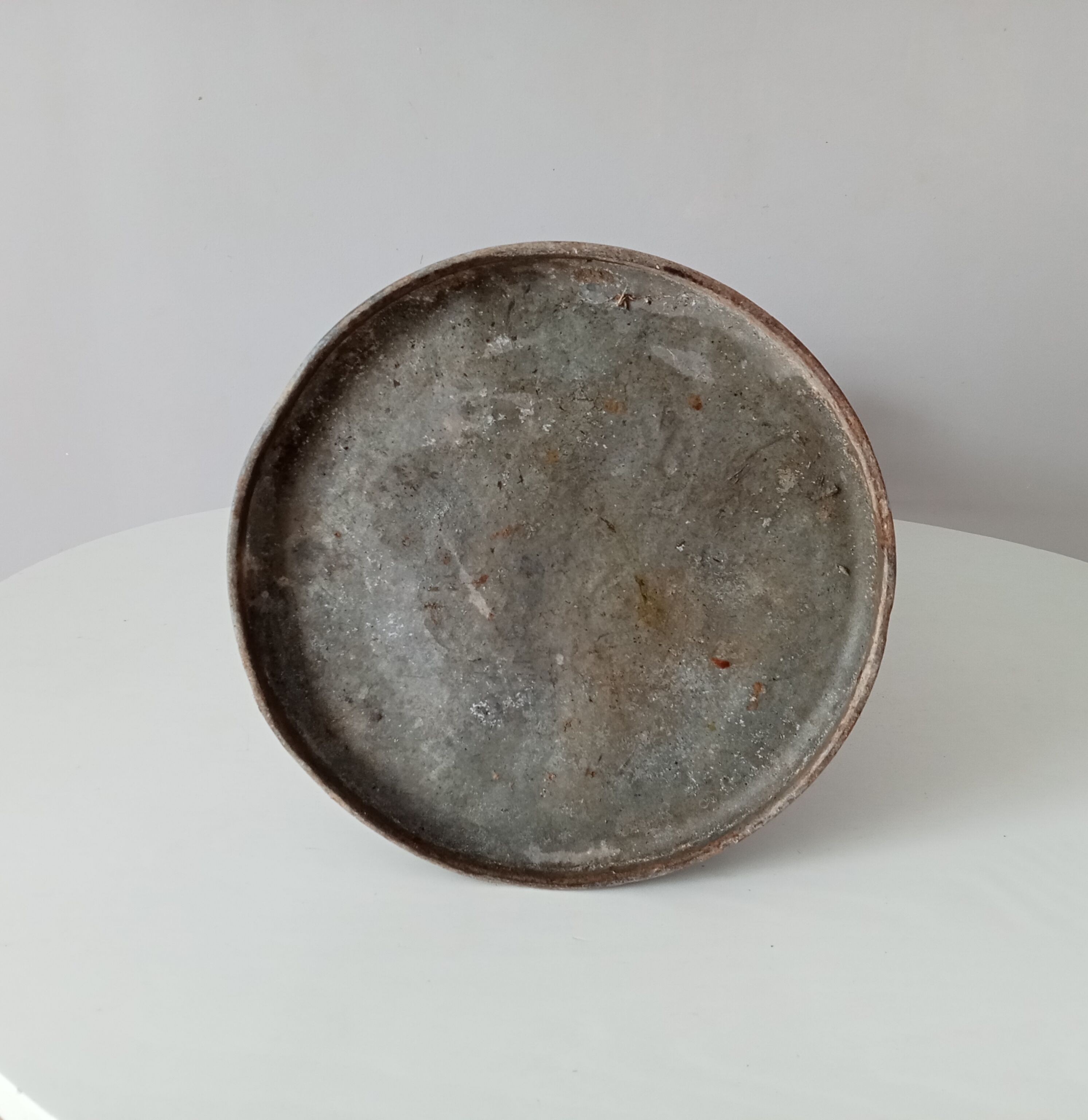 Antique zinc water pitcher