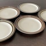 Set of 5 dessert plates Arabia Finland "Karelia" – design s