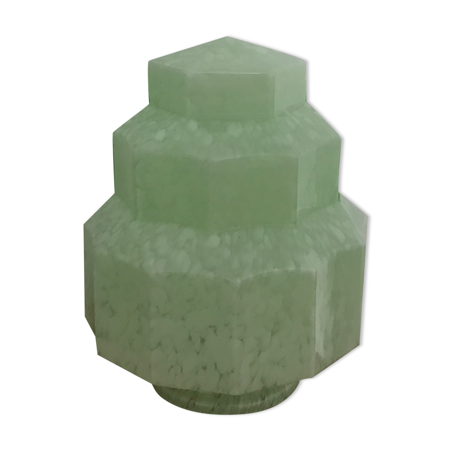 Speckled glass globe