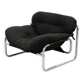 Chaise longue tubulaire Johan Bertil Häggström pour Swed-Form, Suède, années 1970