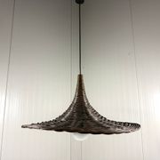 XXL rattan wicker hanging lamp 1960’s