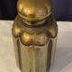 70s oriental style silver brass bottle