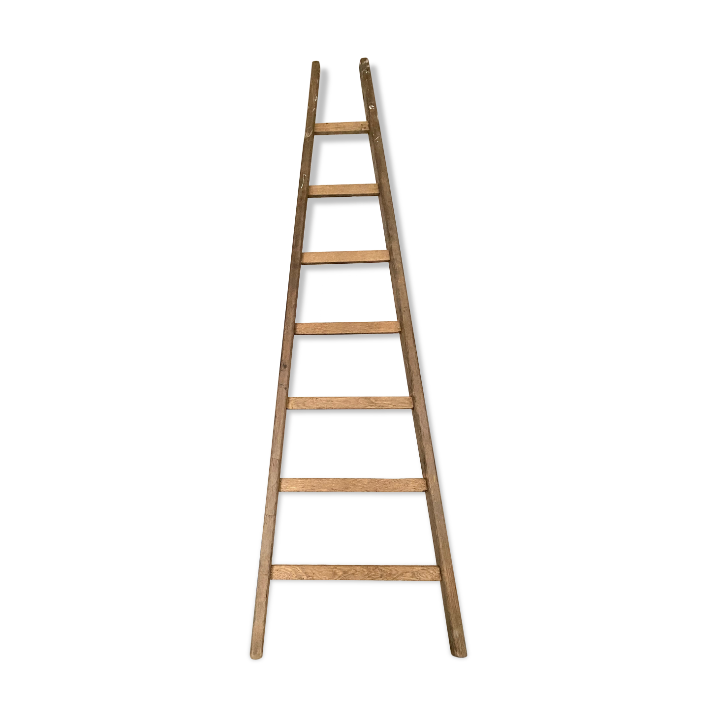 Old vintage wooden ladder