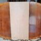 Oval table in cherry wood and zebra wood