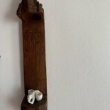 Petit éléphant en biscuit de porcelaine, salerons du 19e siècle