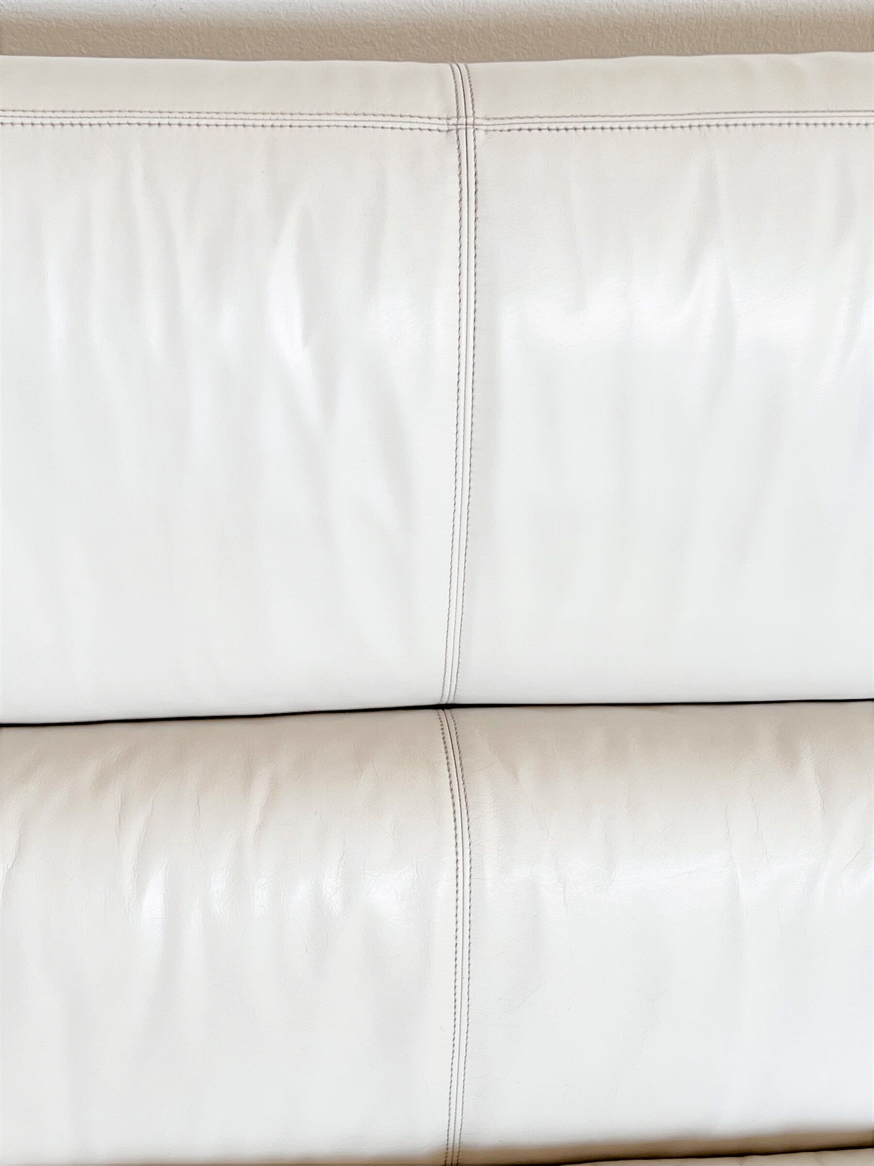 Cini Boeri for Knoll Three Seater Sofa 'Brigadier' in White Leather, 1970s