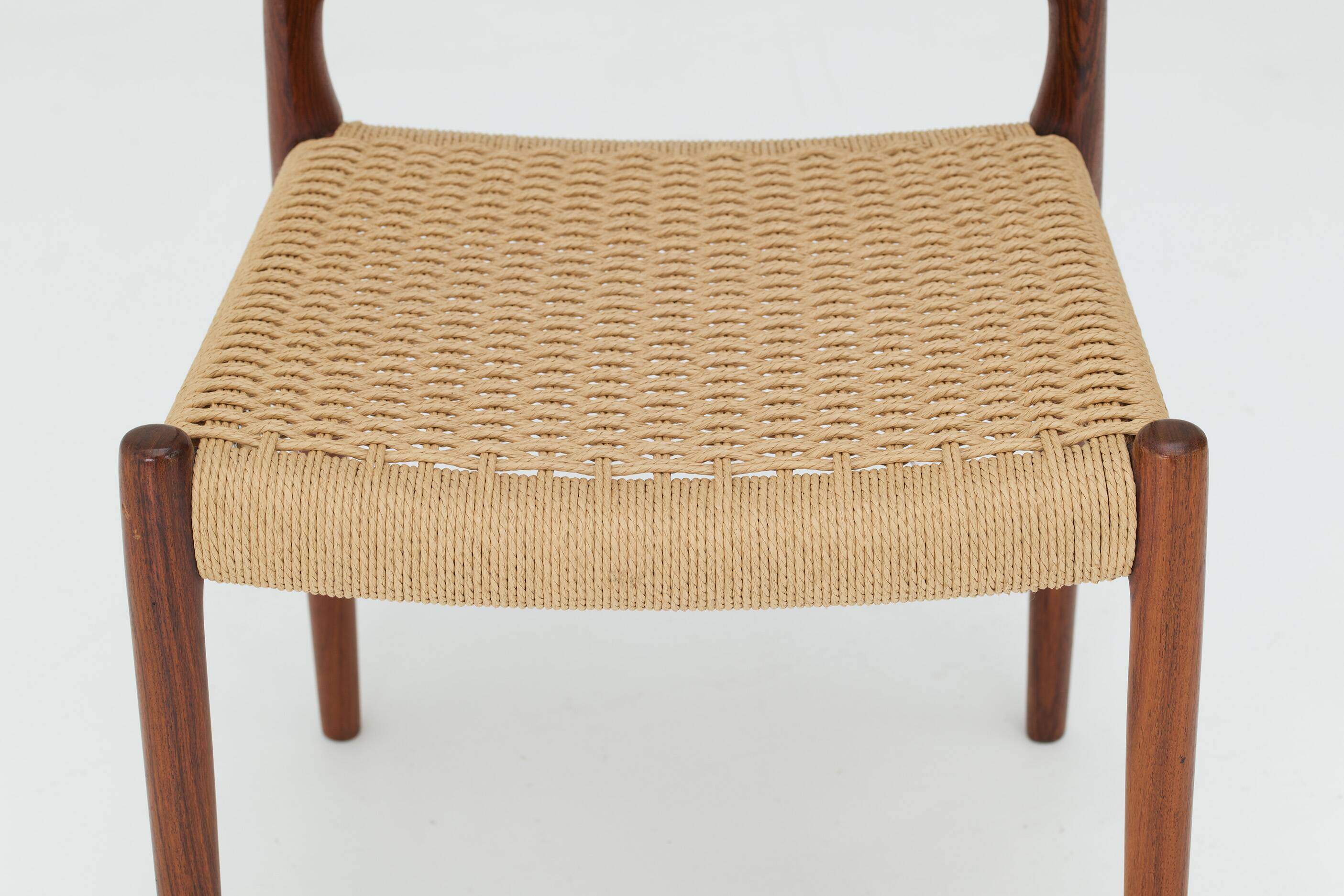 Set of 8 'Model no. 82' dining chairs